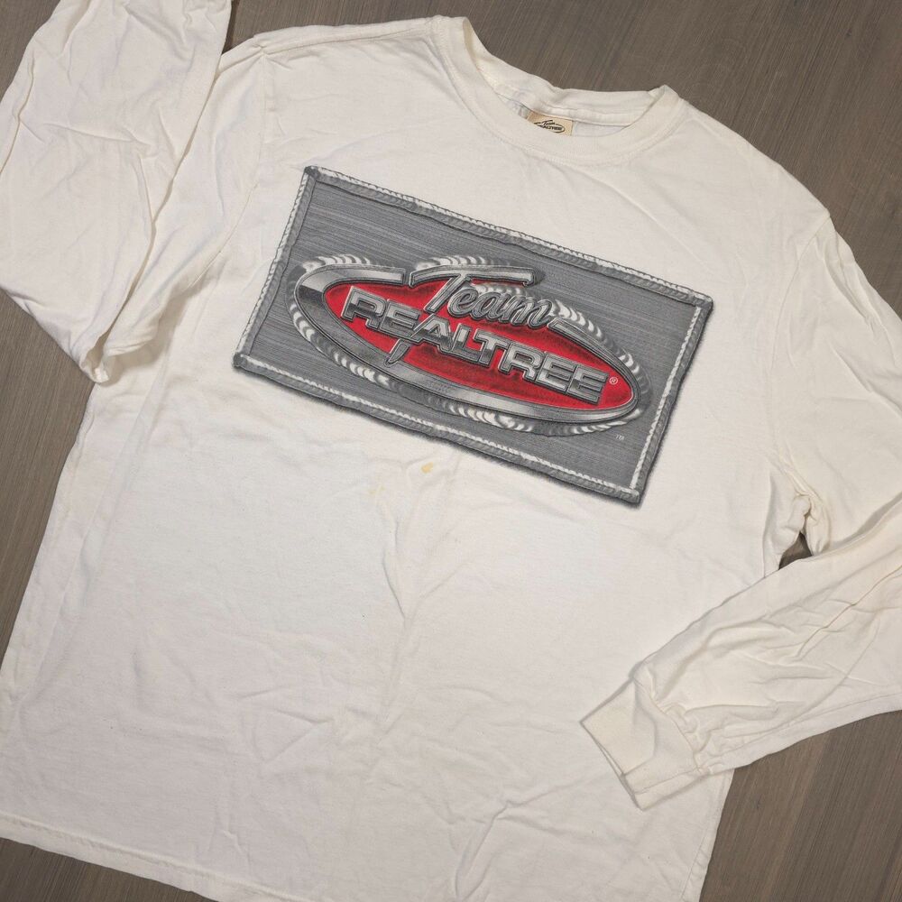 Team Realtree, Men's Large 100% Cotton Long Sleeve Graphic T-shirt
